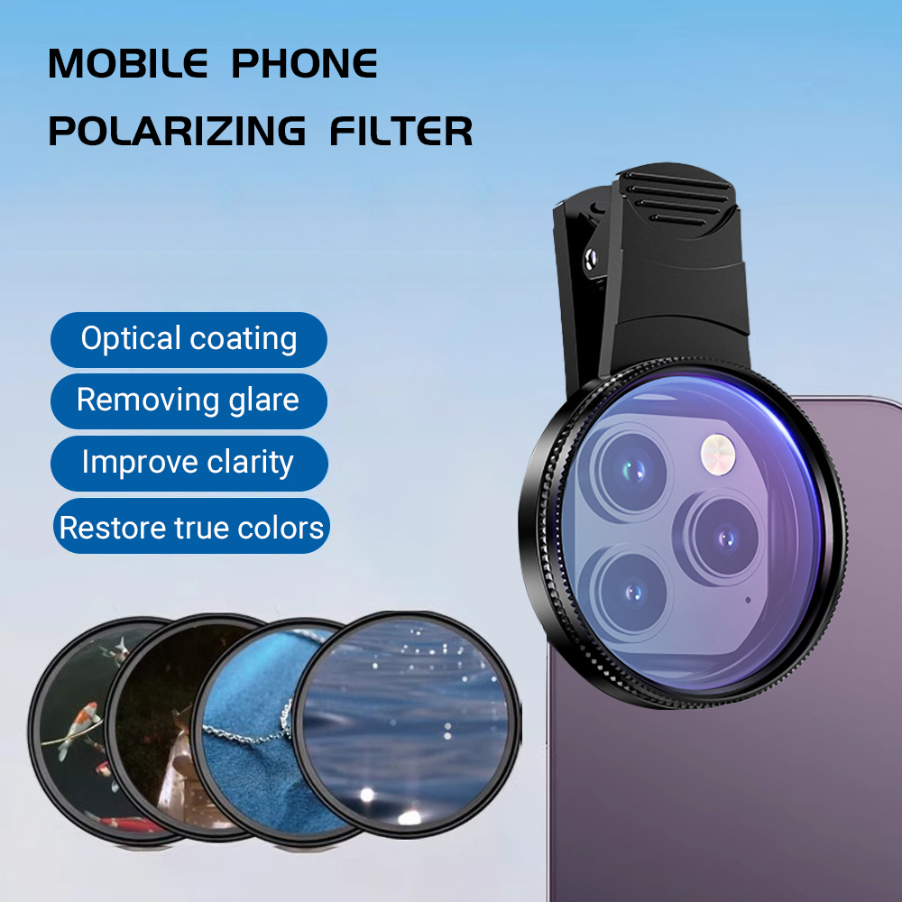 Phone Accessories And Gadgets - Lensa Ponsel 52MM Universal Polarizer Kamera