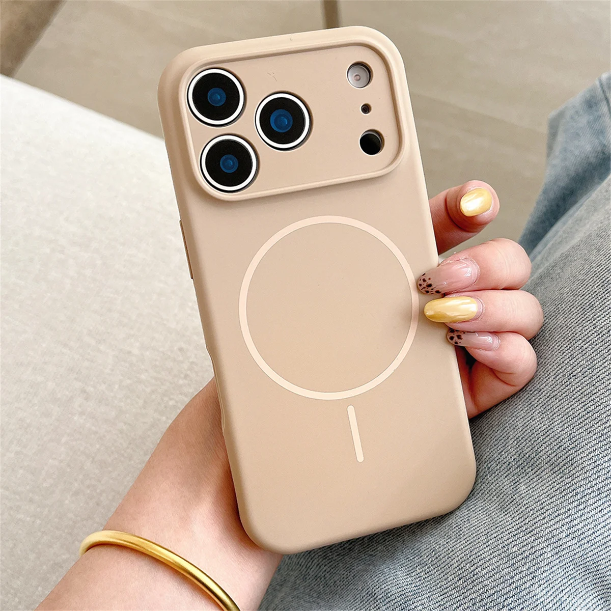 Magsafe Wireless Charger - Silikon Lembut untuk Casing Ponsel Magnetik