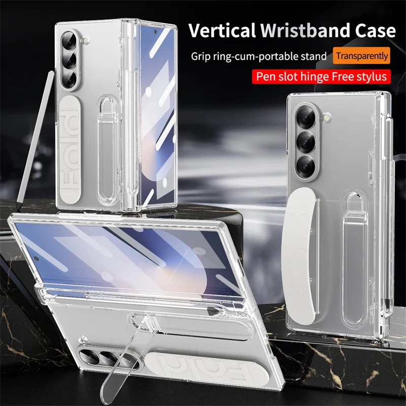 Tempered Glass Screen - Casing Ponsel Engsel Tempat Gelang Tangan