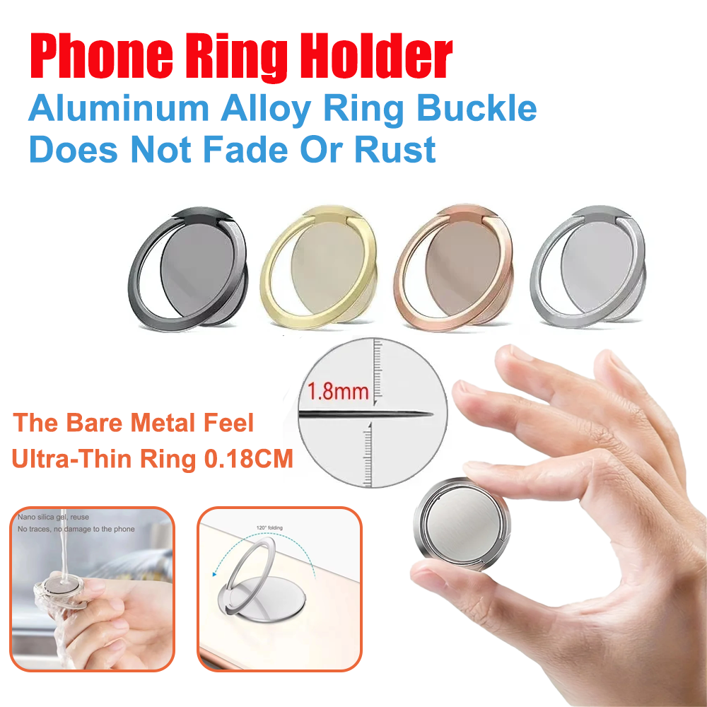 Phone Accessories And Gadgets - Penyangga Cincin Logam Ultra Tipis untuk