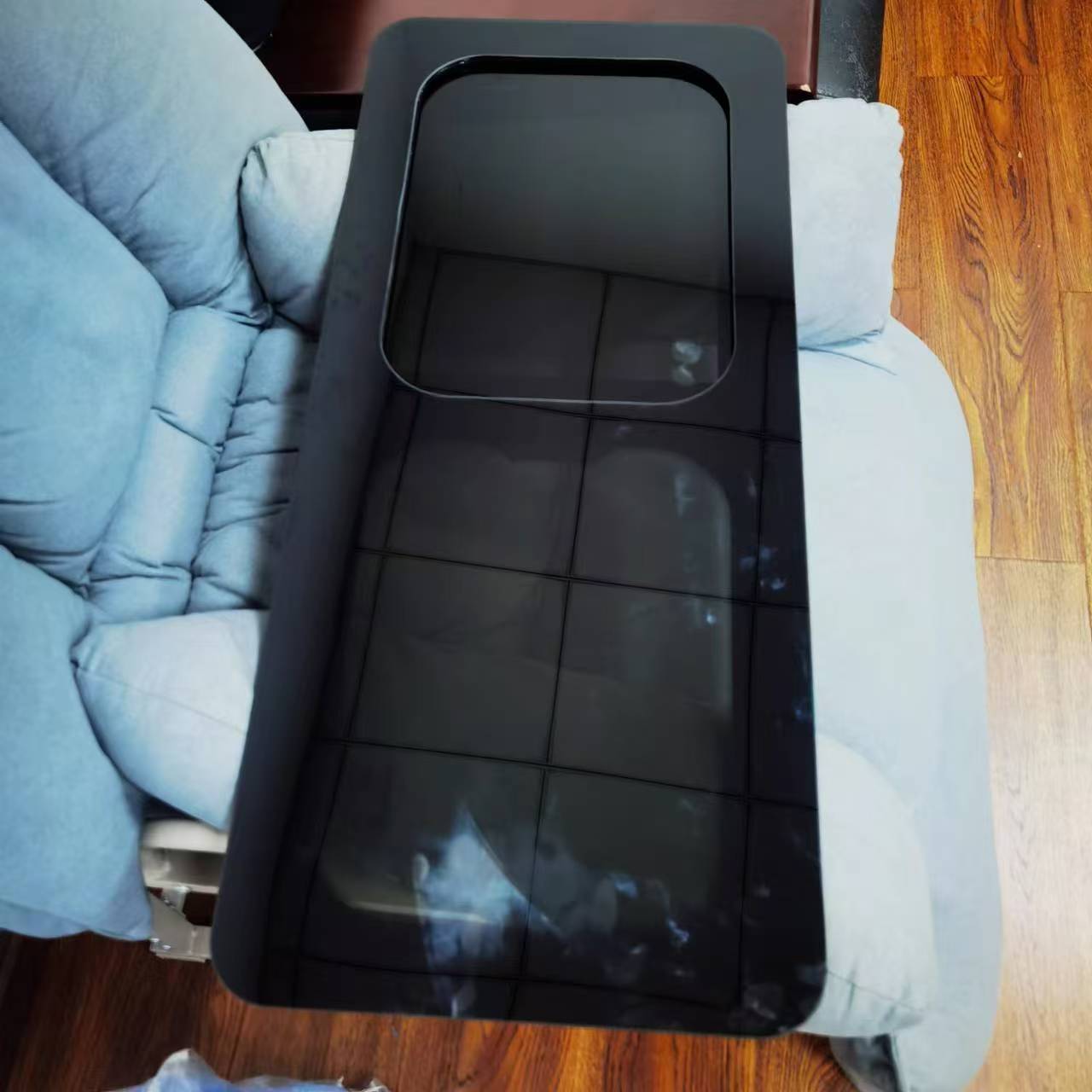 Tempered Glass Screen - Jendela Geser Kaca Tempered Aluminium untuk