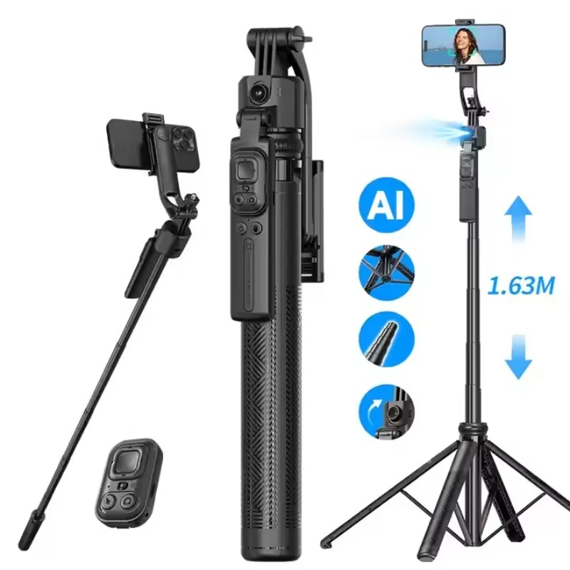 C17 Gimbal Stabilizer Lipat AI - Selfie Stick Tripod ulasan dan harga