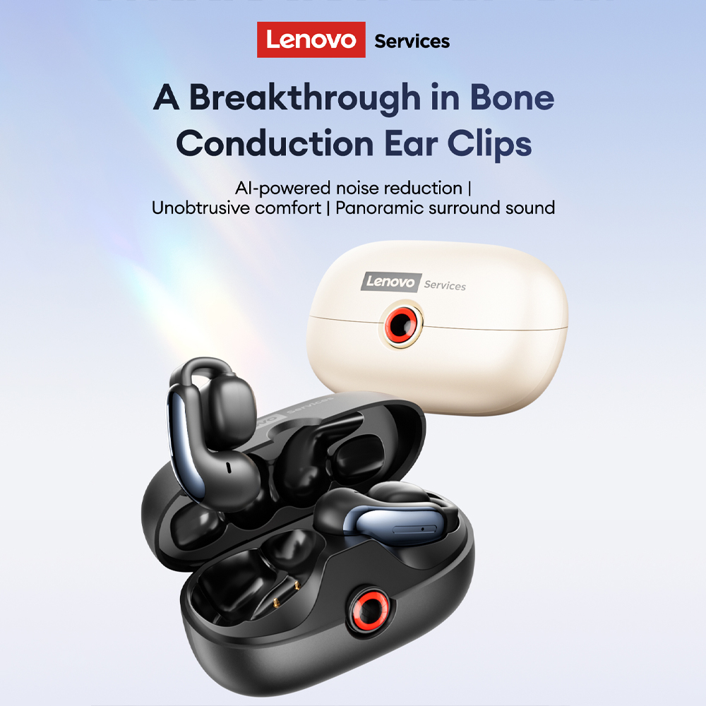 Lenovo LES-108 Earphone TWS Ko - Wireless Earbuds Case ulasan dan harga