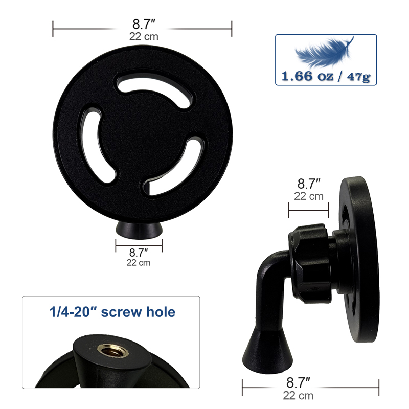 Adaptor Dudukan Tripod Magneti - Selfie Stick Tripod ulasan dan harga