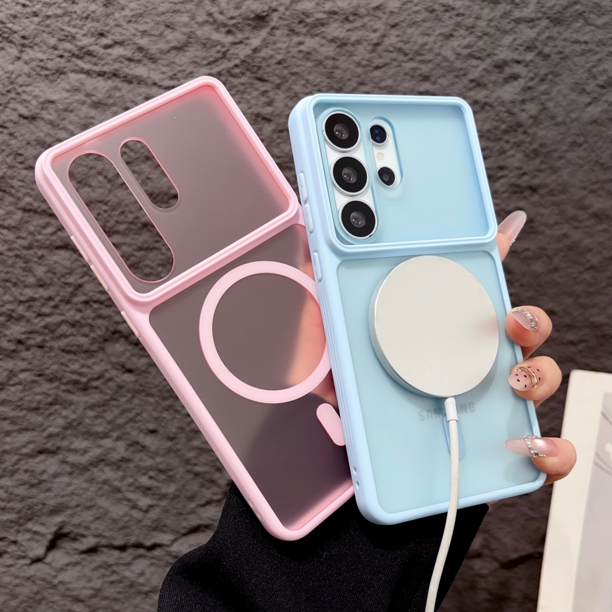 Casing Ponsel Magnetik Keras T - Magsafe Wireless Charger ulasan dan harga