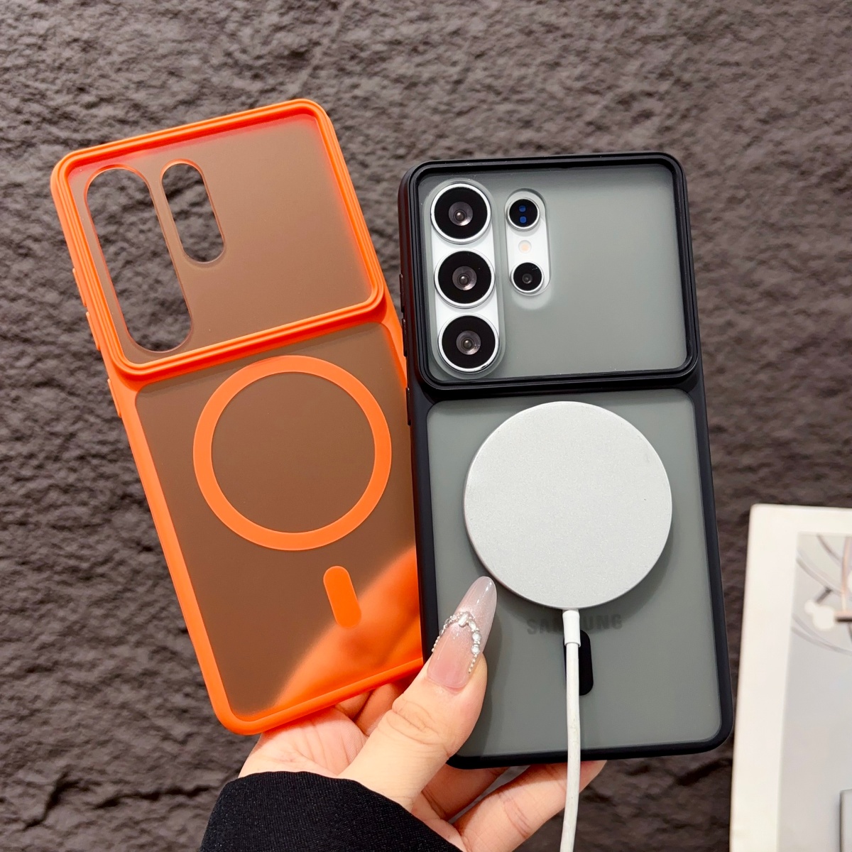 Casing Ponsel Magnetik Keras T - Magsafe Wireless Charger ulasan dan harga