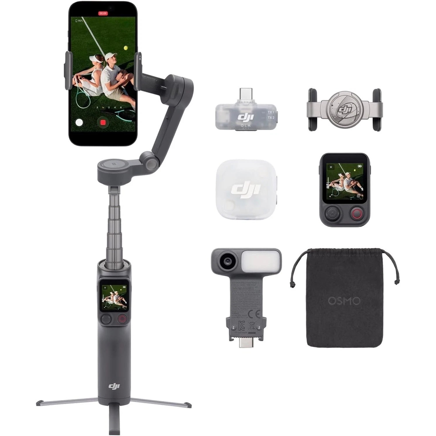 DJI Osmo Mobile 8P Creator Com - Selfie Stick Tripod ulasan dan harga