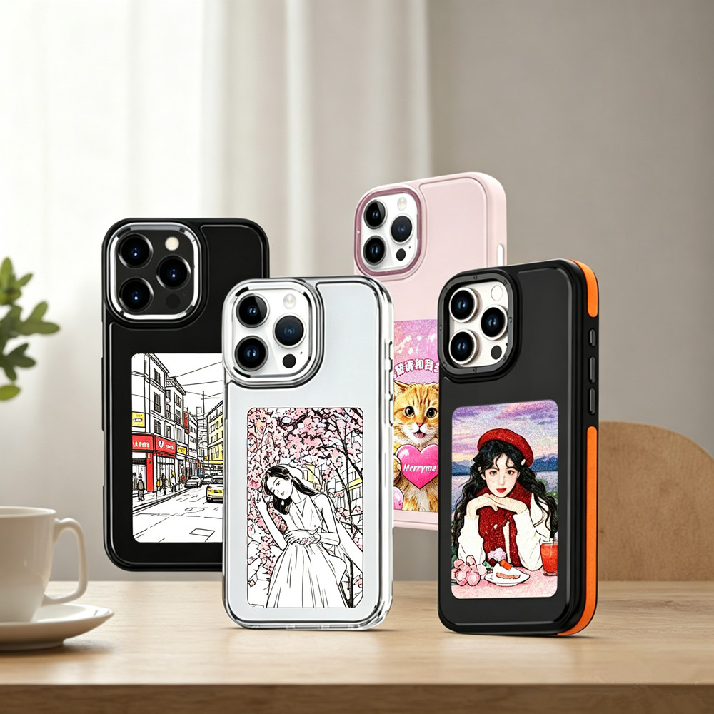 Casing HP Layar E-Ink DIY NFC  - Phone Accessories And Gadgets ulasan dan harga