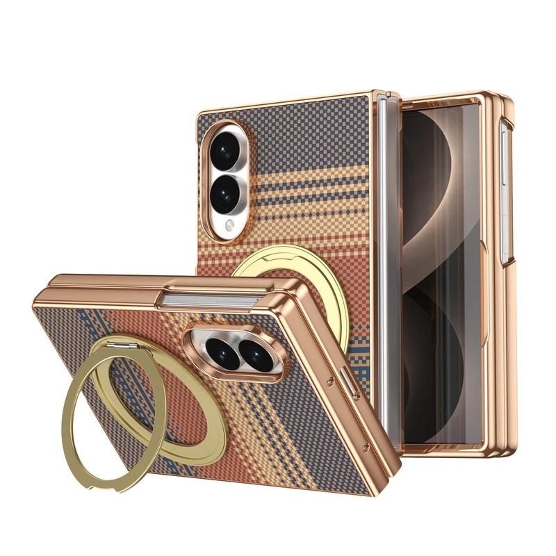 Casing Kulit dengan Stand Magn - Tempered Glass Screen ulasan dan harga