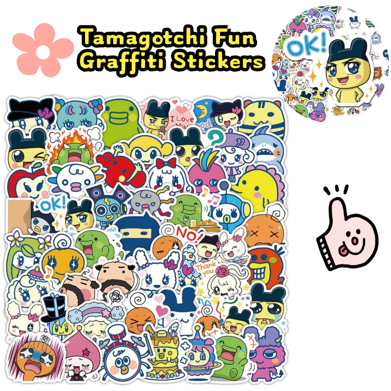 Stiker Tamagotchi Jepang Hewan - Phone Accessories And Electronics ulasan dan harga