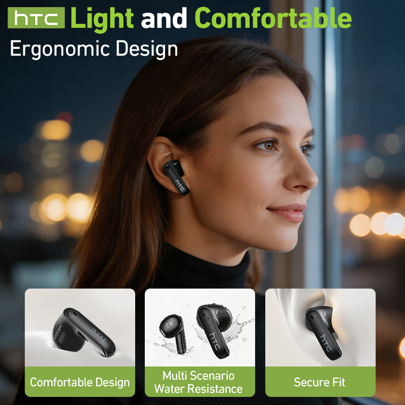 Earbud Gaming Nirkabel hTC Lay - Type C Adapter ulasan dan harga