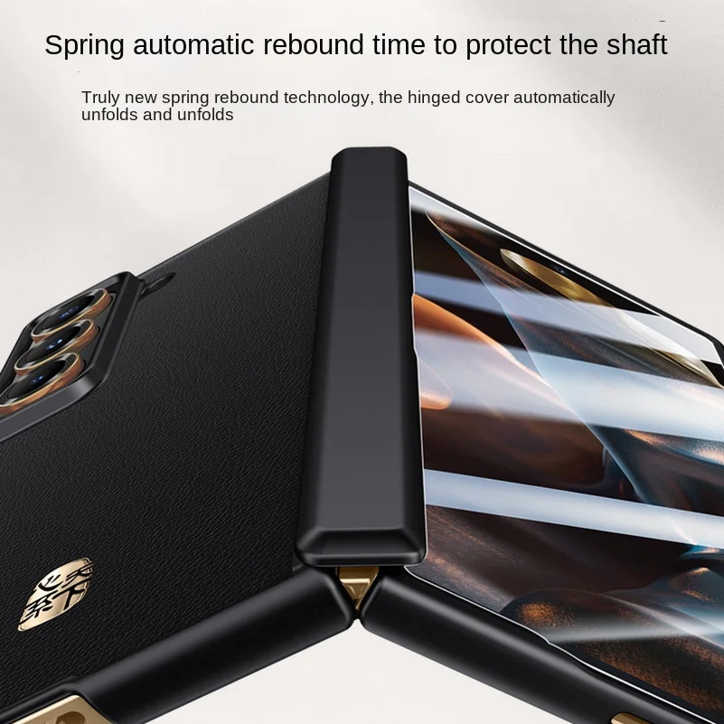 Casing Ponsel Kulit Bisnis Mew - Tempered Glass Screen ulasan dan harga