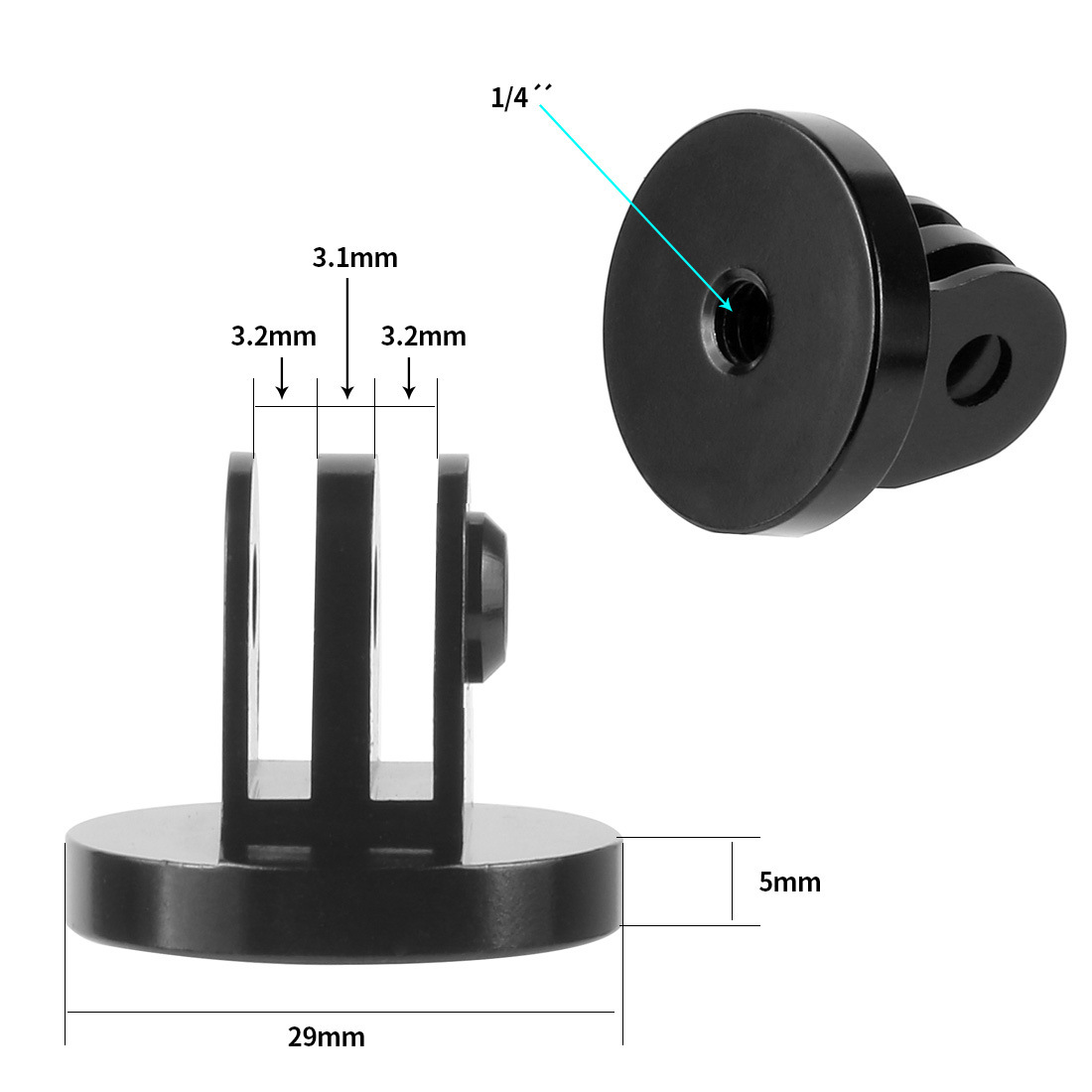 Adaptor dudukan Tripod Gopro,  - Selfie Stick Tripod ulasan dan harga