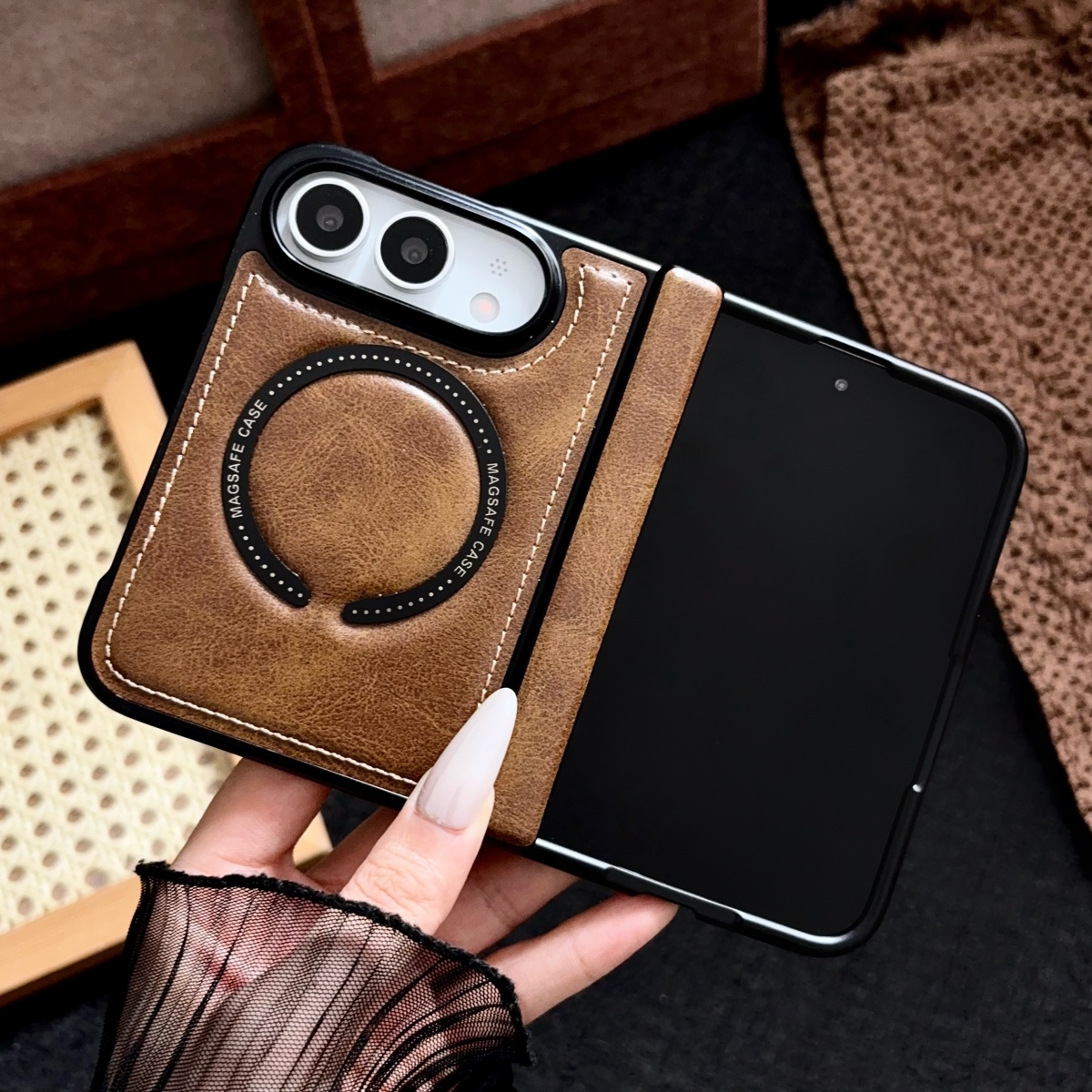 Casing Ponsel Kulit dengan Pen - Magsafe Wireless Charger ulasan dan harga