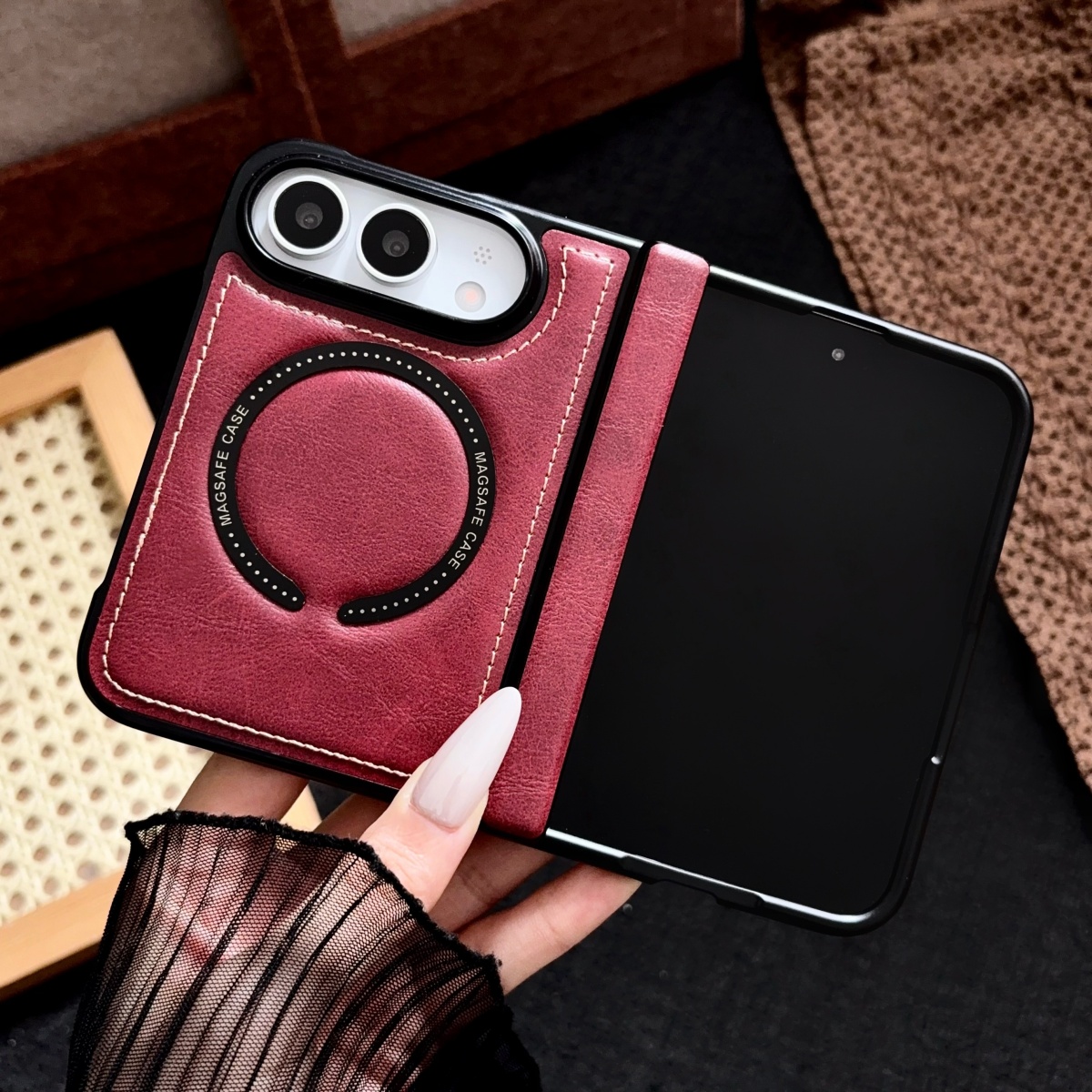 Casing Ponsel Kulit dengan Pen - Magsafe Wireless Charger ulasan dan harga